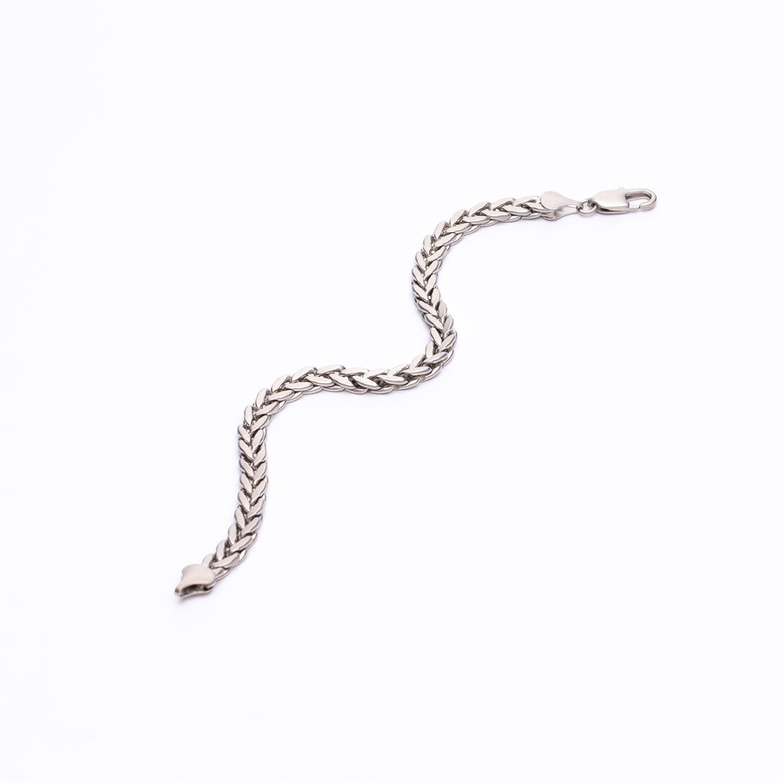VAULT CHAIN BRACELET - SATIN SILVER
