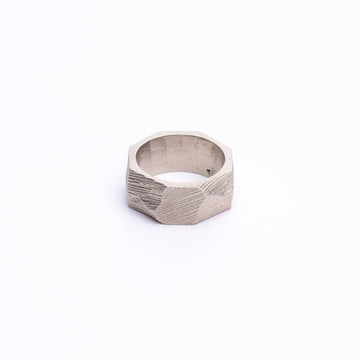 COMET RING - SATIN SILVER
