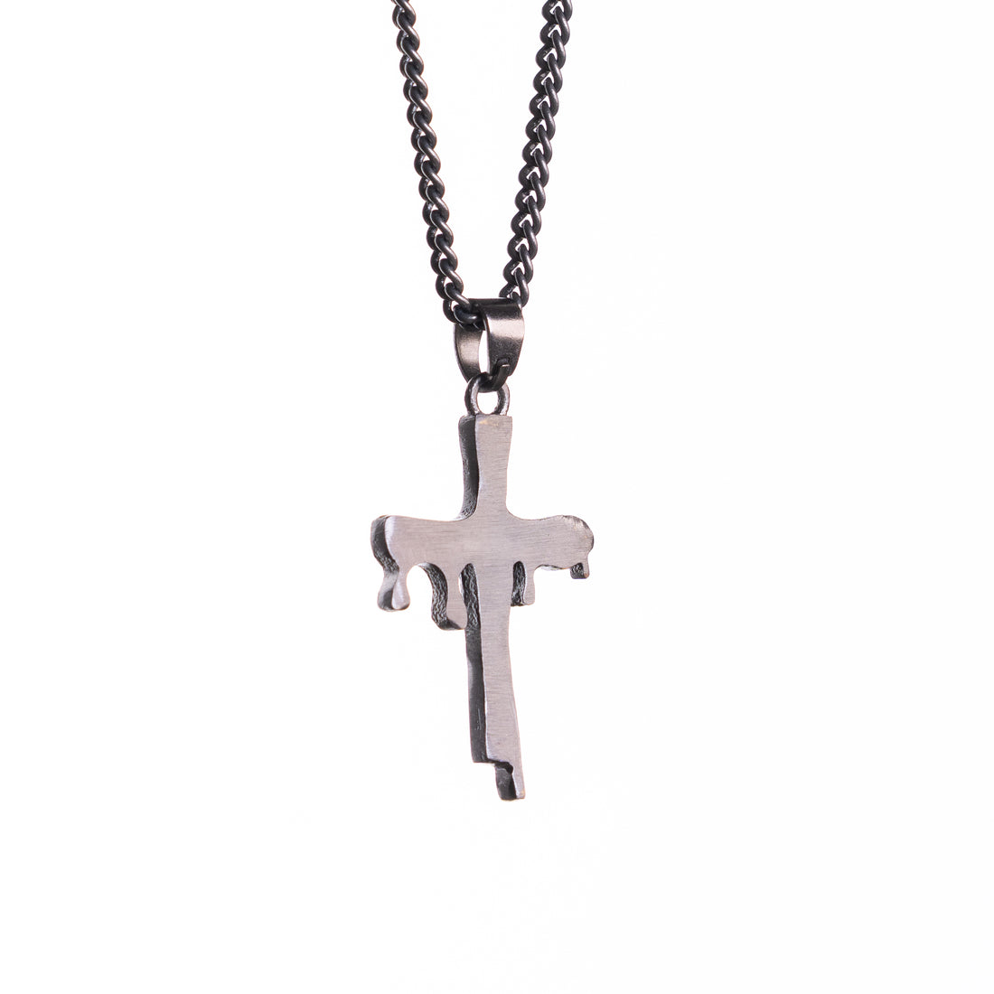 CROSS  PENDANT - RHODIUM BLACK