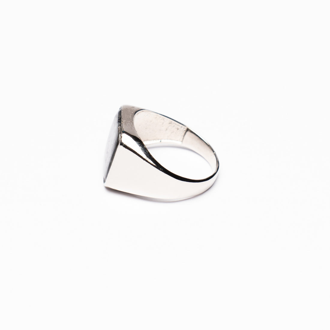 LARV STONE RING - STEELE SILVER