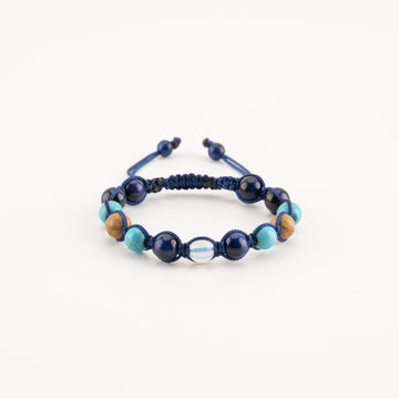 BLUE OPAL - BEADED BRACELET