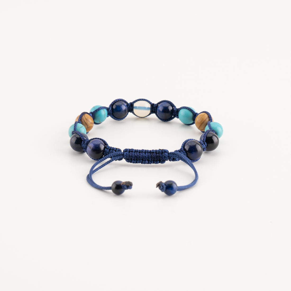 BLUE OPAL - BEADED BRACELET