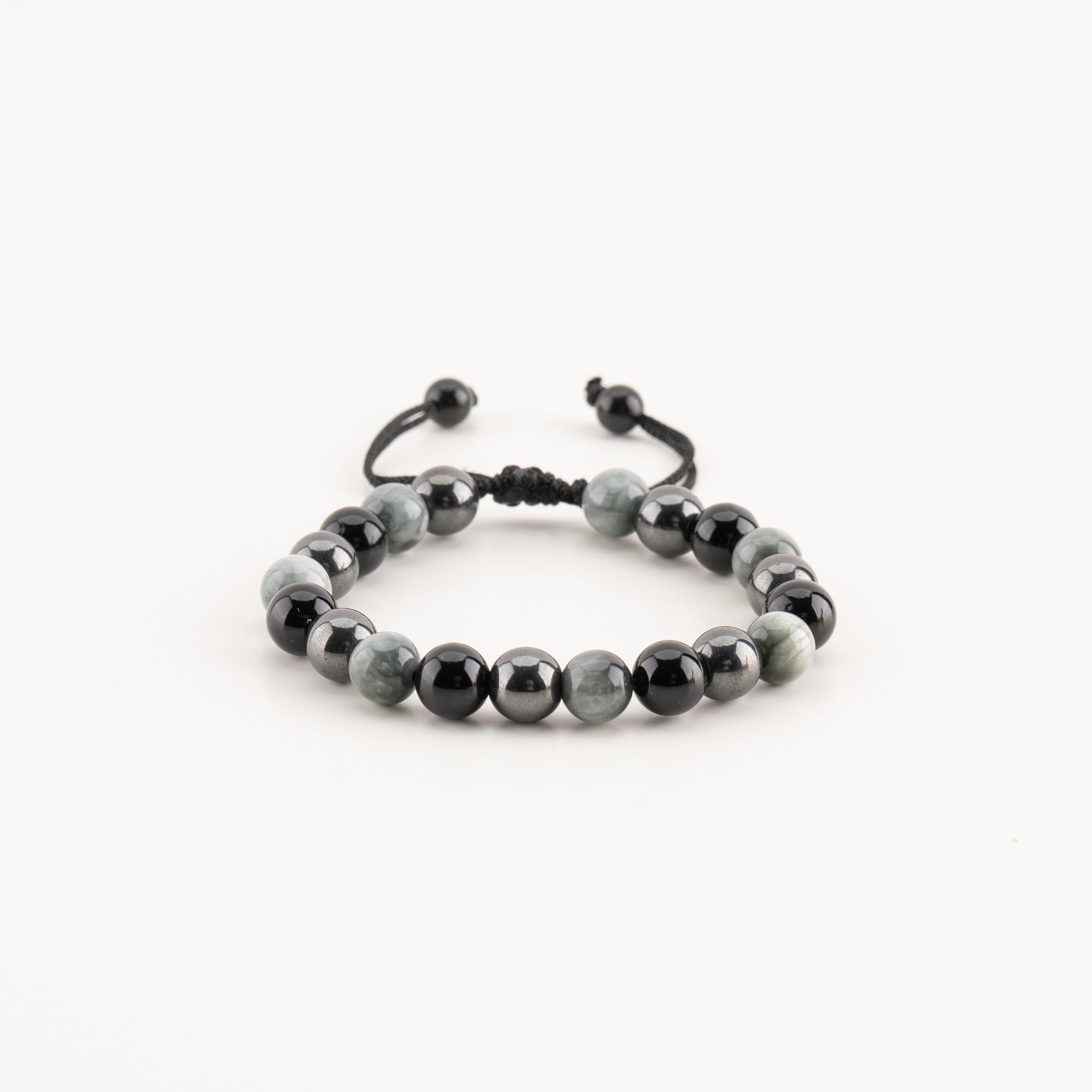 MAGNETIC CATS’S EYE BEAD BRACELET