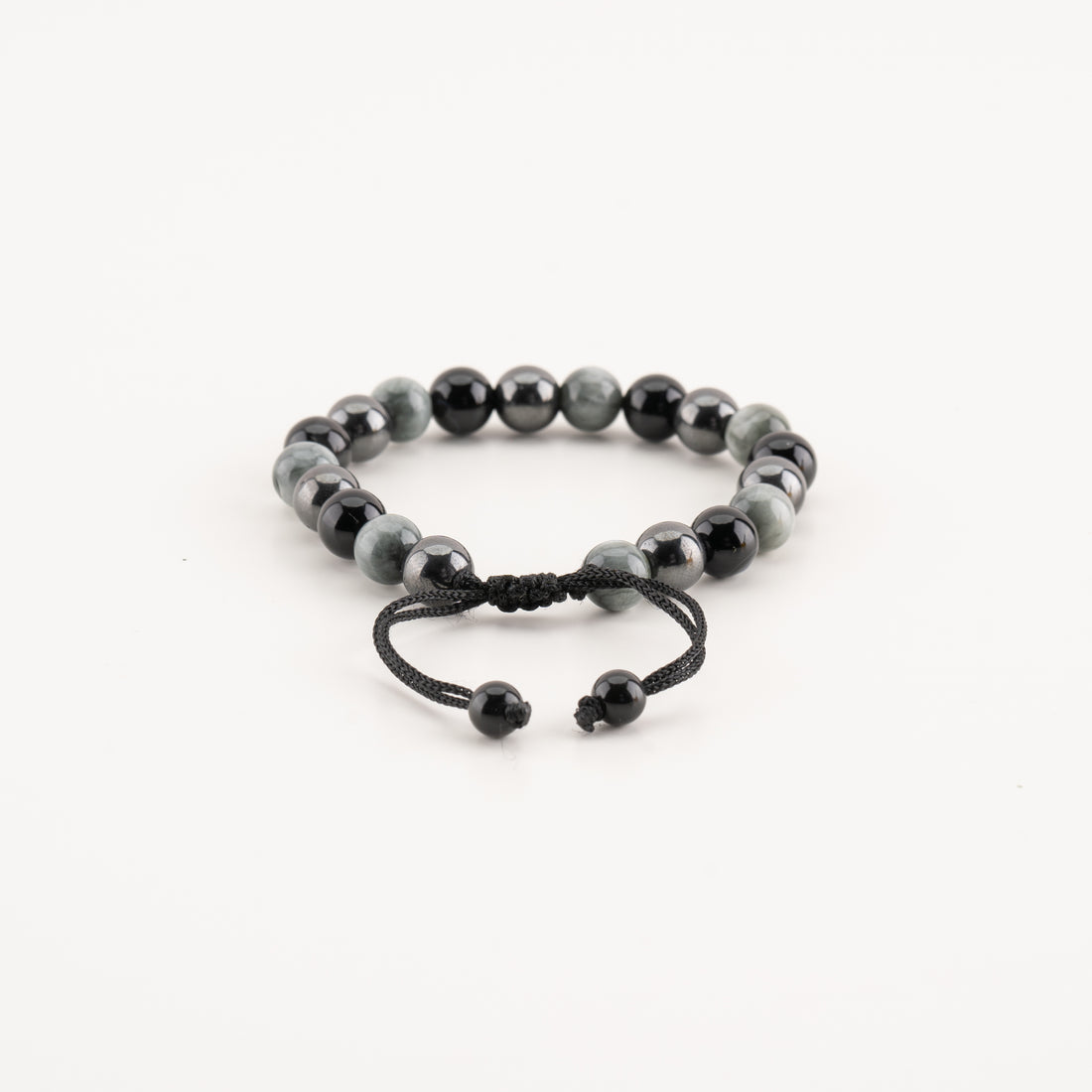 MAGNETIC CATS’S EYE BEAD BRACELET