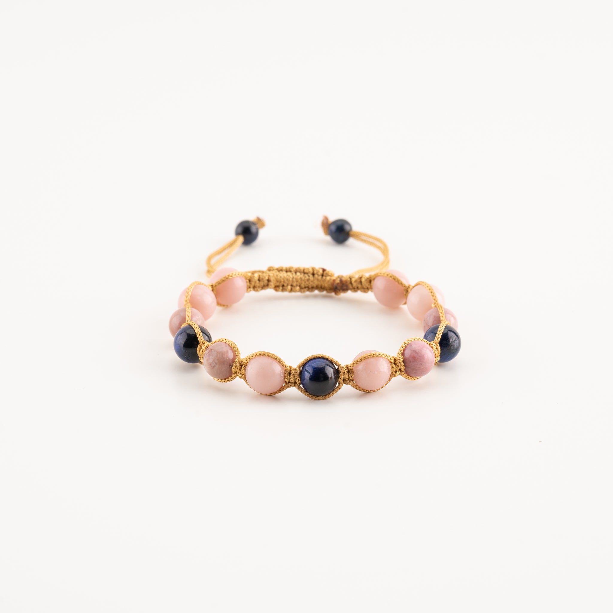 PINK OPAL - BEADED BRACELET