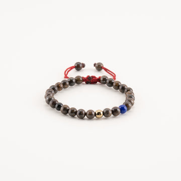 FIERY TRIO BEAD BRACELET