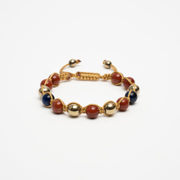 GOLD JASPER - BEADED BRACELET