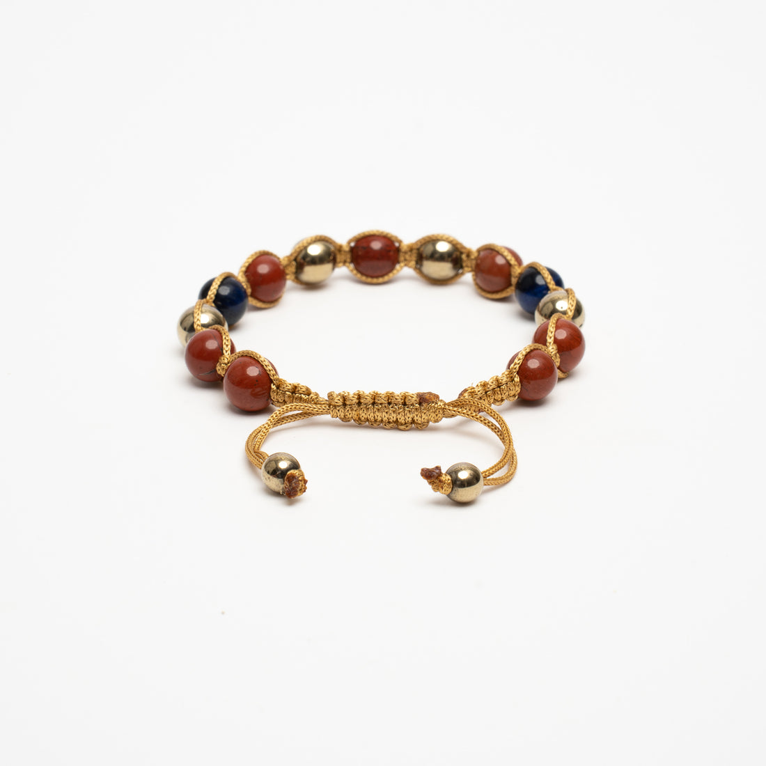 GOLD JASPER - BEADED BRACELET