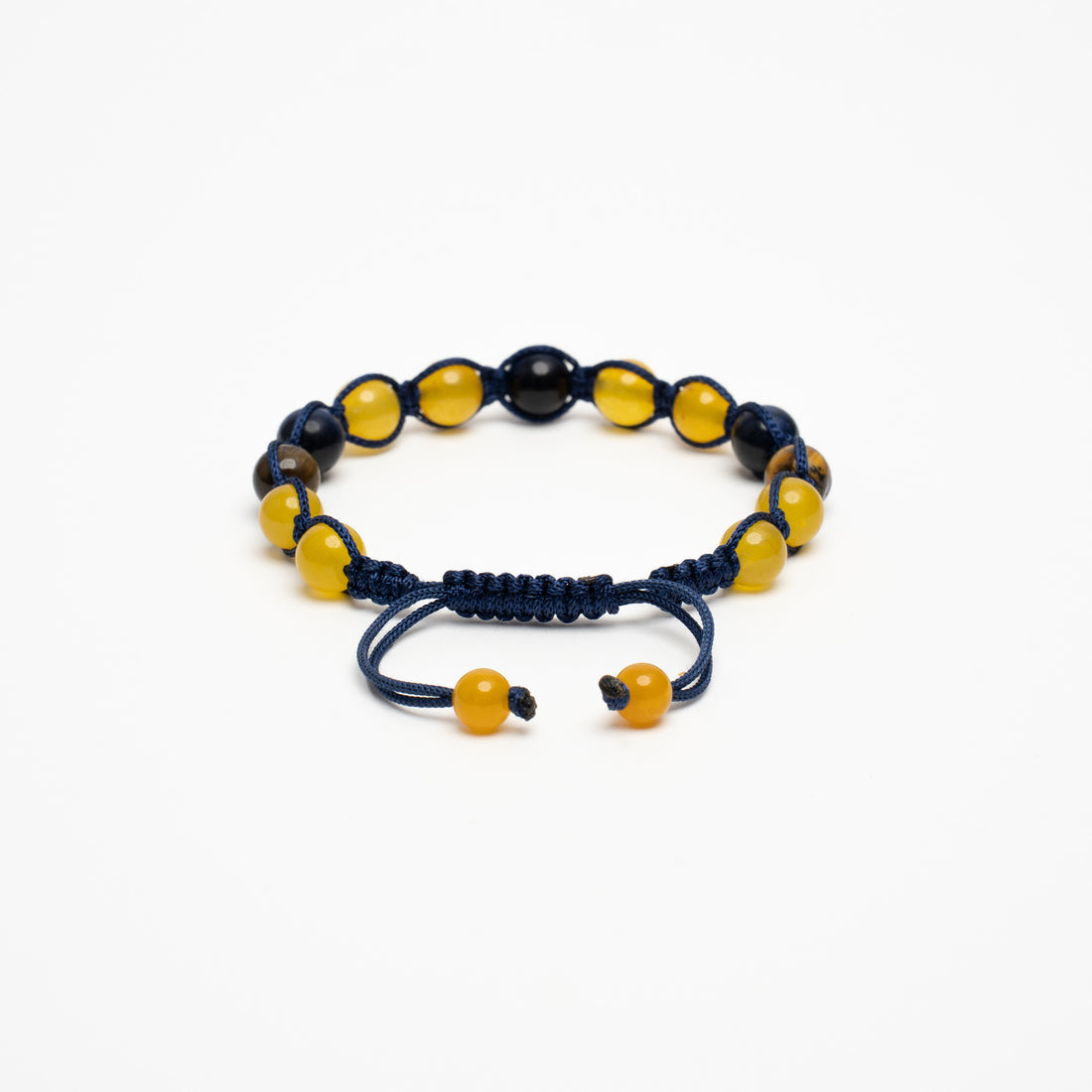 YELLOW JADE - BEADED BRACELET