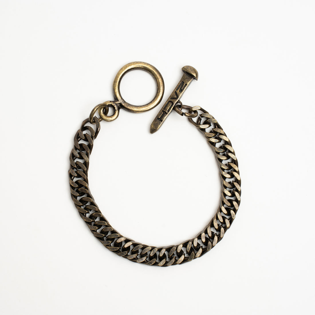 SPIGA CHAIN BRACELET - 8mm - RUSTIC GOLD