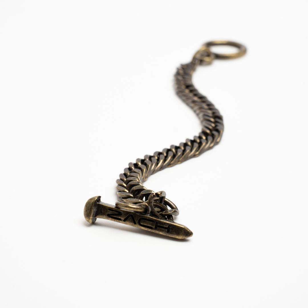 Spiga Chain Bracelet - 8mm - Rustic Gold