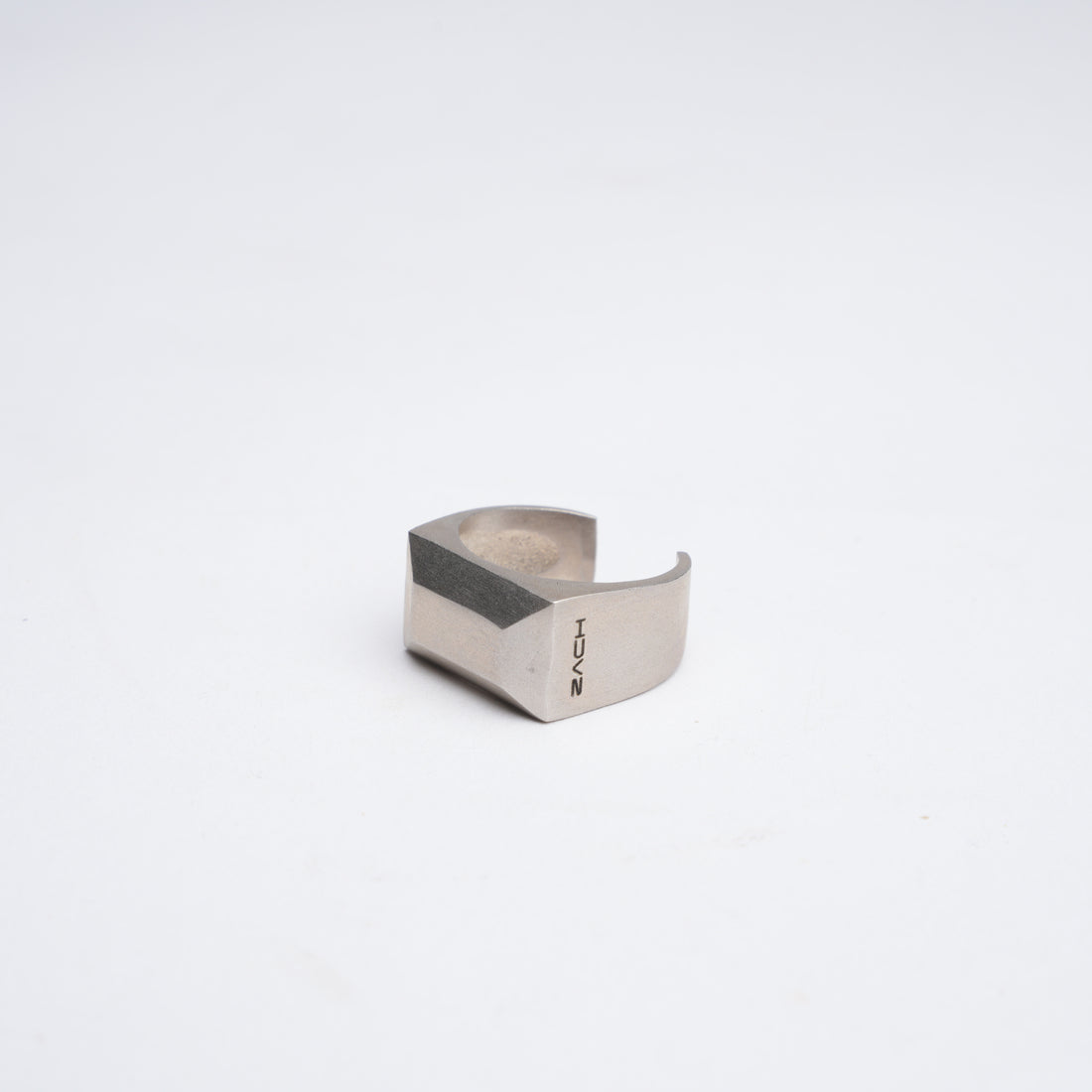 CUBE RING - SATIN SILVER