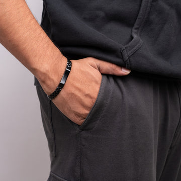 IDEN WATCH BRACELET - STEELE BLACK