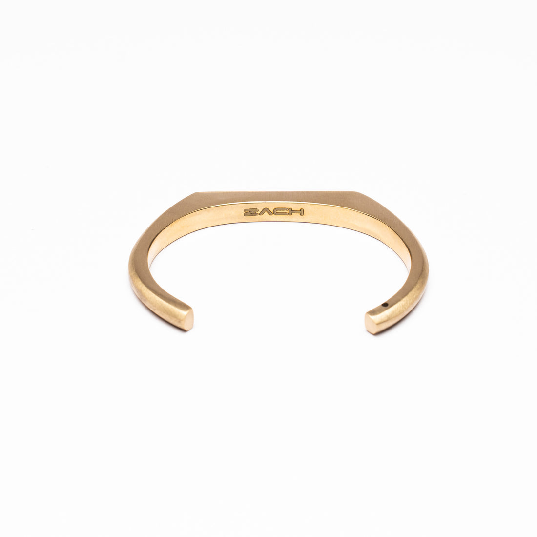 BAR CUFF - BRUSHED GOLD