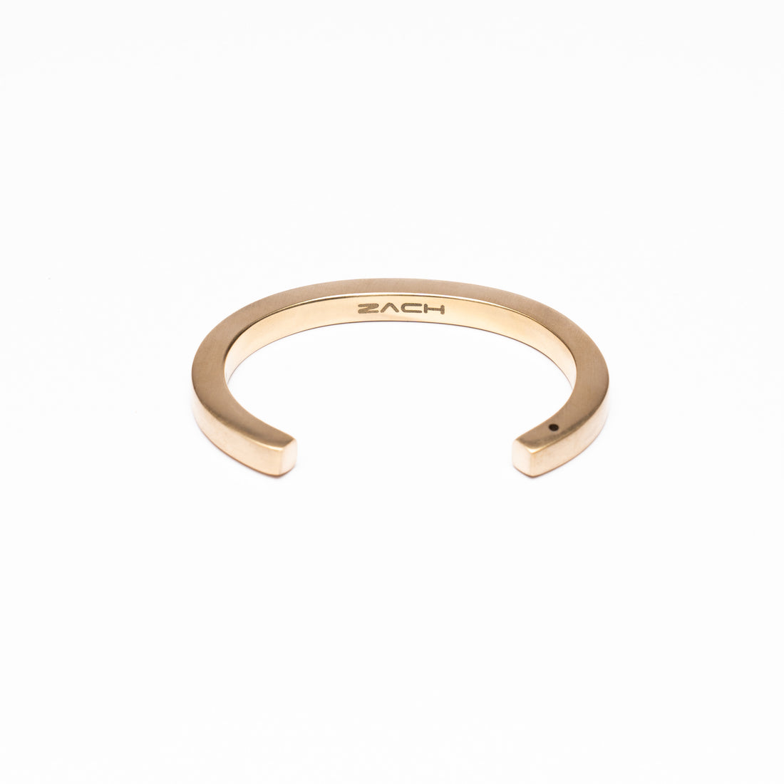 SQR CUFF - BRUSHED GOLD