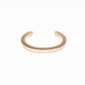 SQR CUFF - BRUSHED GOLD