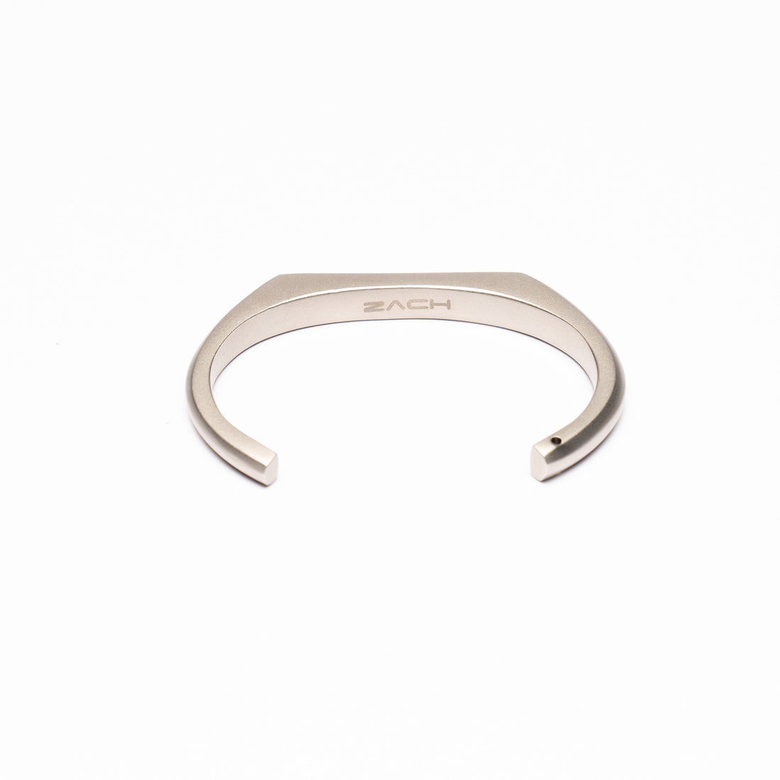 BAR CUFF - SATIN SILVER